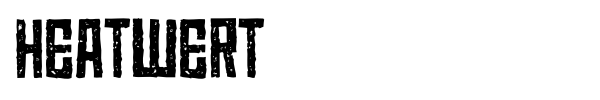 Heatwert font preview